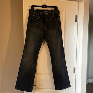 7 For All Mankind Dark Wash Bootcut Jeans
